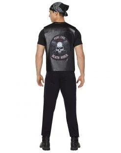 Spirit Halloween Adult Death Rider Plus Size Biker Vest 11 Spirit Halloween Adult Death Rider Plus Size Biker Vest -HALLOWEEN COSTUMES Sales 01492701 e