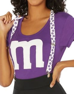 Spirit Halloween Adult Purple M&M'S Costume Kit -HALLOWEEN COSTUMES Sales 01493568 c