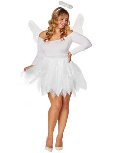Spirit Halloween Angel Plus Size Costume Kit