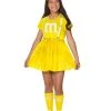 Spirit Halloween Teen Yellow M&M'S Costume Kit -HALLOWEEN COSTUMES Sales 01495365 a