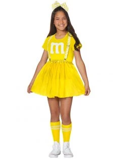 Spirit Halloween Teen Yellow M&M'S Costume Kit