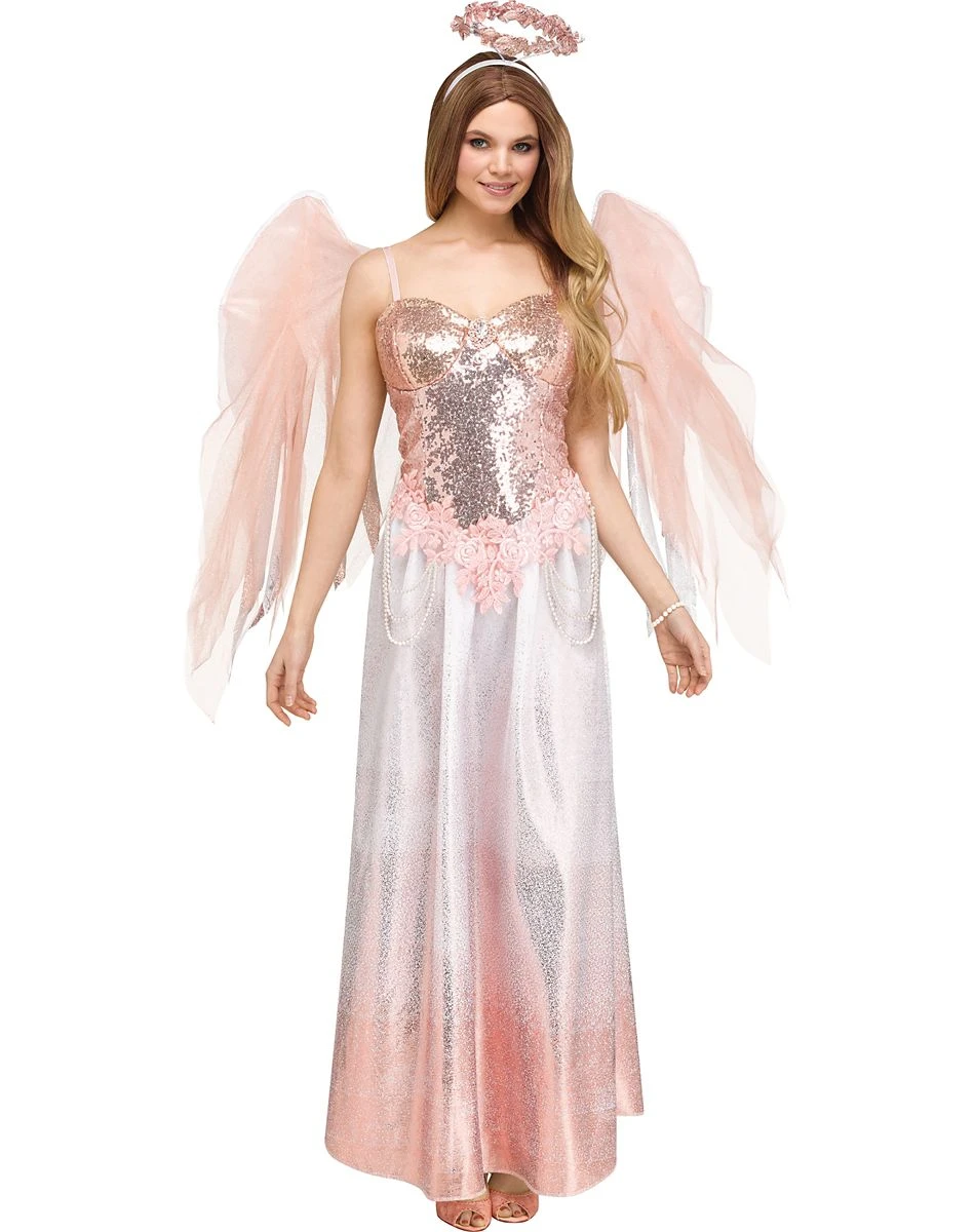 Spirit Halloween Adult Rose Gold Angel Costume 3 Spirit Halloween Adult Rose Gold Angel Costume