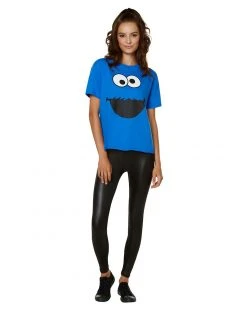 Spirit Halloween Adult Cookie Monster T Shirt - Sesame Street 9 Spirit Halloween Adult Cookie Monster T Shirt - Sesame Street -HALLOWEEN COSTUMES Sales 01496322 d
