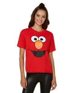 Spirit Halloween Adult Elmo T Shirt - Sesame Street