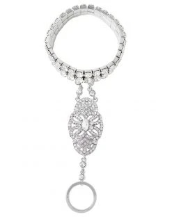 Spirit Halloween '20s Gem Hand Chain Bracelet