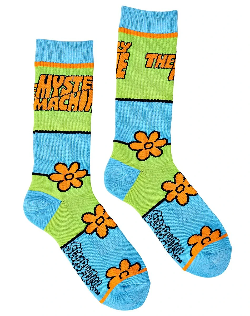 Spirit Halloween Mystery Machine Crew Socks - Scooby-Doo 3 Spirit Halloween Mystery Machine Crew Socks - Scooby-Doo
