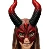 Spirit Halloween Devil Horn Half Mask -HALLOWEEN COSTUMES Sales 01499201 a