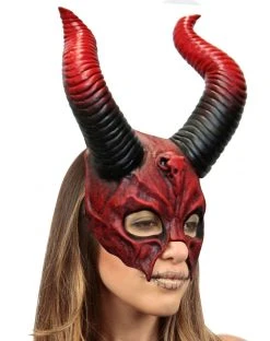 Spirit Halloween Devil Horn Half Mask 8 Spirit Halloween Devil Horn Half Mask -HALLOWEEN COSTUMES Sales 01499201 c