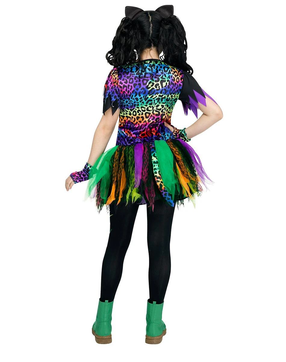 Spirit Halloween Kids Wild Rainbow Cat Costume 4 Spirit Halloween Kids Wild Rainbow Cat Costume - Image 2