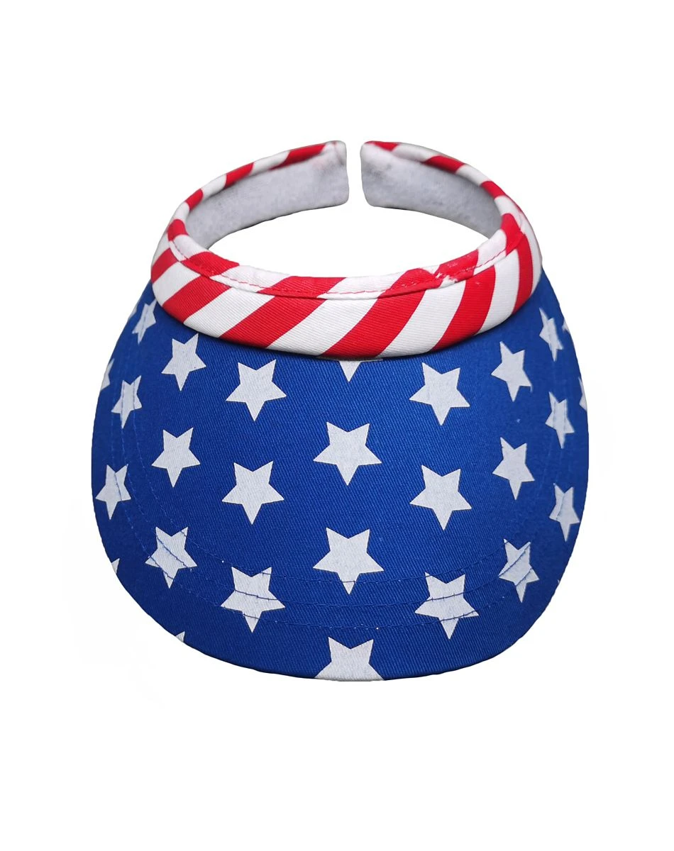 Spirit Halloween Stars and Stripes Visor 3 Spirit Halloween Stars and Stripes Visor
