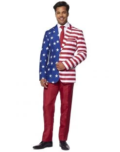 Spirit Halloween Adult Americana Suit