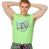 Spirit Halloween Rad 80s Style Sleeveless T Shirt -HALLOWEEN COSTUMES Sales 01504158 a