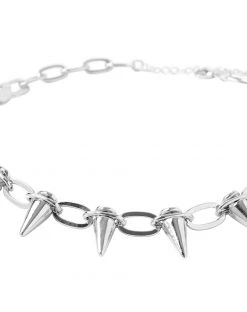 Spirit Halloween Punk Rock Spiked Choker Necklace -HALLOWEEN COSTUMES Sales 01504695 b