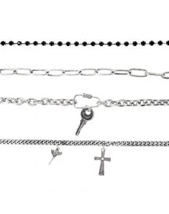 Spirit Halloween '80s Layering Choker Necklaces 5 Spirit Halloween '80s Layering Choker Necklaces -HALLOWEEN COSTUMES Sales 01504703 b