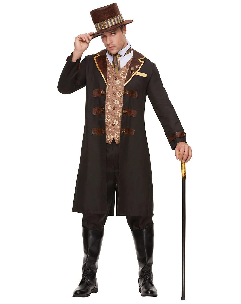 Spirit Halloween Adult Dapper Steampunk Costume 3 Spirit Halloween Adult Dapper Steampunk Costume