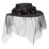 Spirit Halloween Black Veiled Day of the Dead Flower Hat 2 Spirit Halloween Black Veiled Day of the Dead Flower Hat -HALLOWEEN COSTUMES Sales 01507011 a