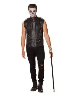Spirit Halloween Adult Skeleton Royalty Vest