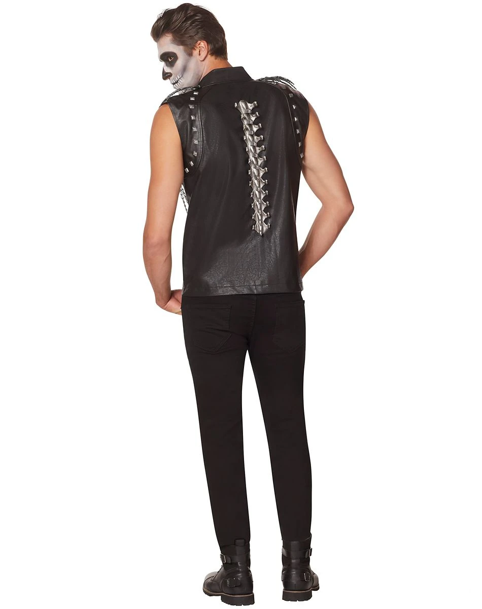 Spirit Halloween Adult Skeleton Royalty Vest 4 Spirit Halloween Adult Skeleton Royalty Vest - Image 2