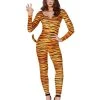 Spirit Halloween Adult Tiger Catsuit Costume -HALLOWEEN COSTUMES Sales 01508381 a