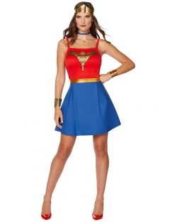 Spirit Halloween Adult Wonder Woman Dress - Wonder Woman -HALLOWEEN COSTUMES Sales 01508563 c