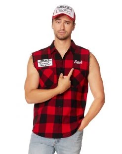 Spirit Halloween Adult Dick's Morning Wood Service Vest