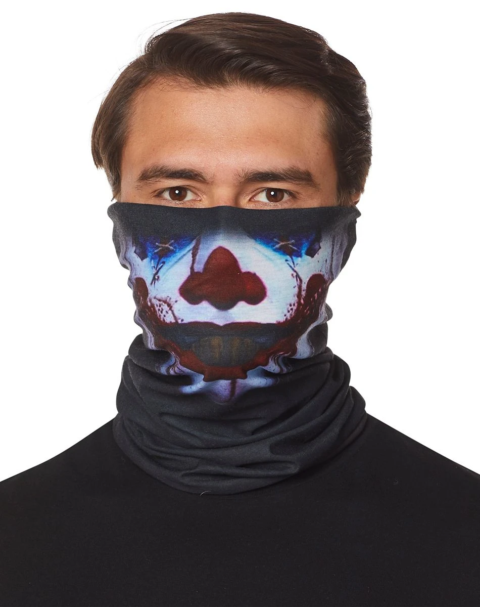 Spirit Halloween Scary Clown Tube Bandana 3 Spirit Halloween Scary Clown Tube Bandana