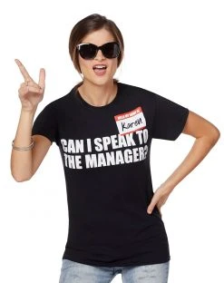 Spirit Halloween Can I Speak To the Manager Karen T Shirt