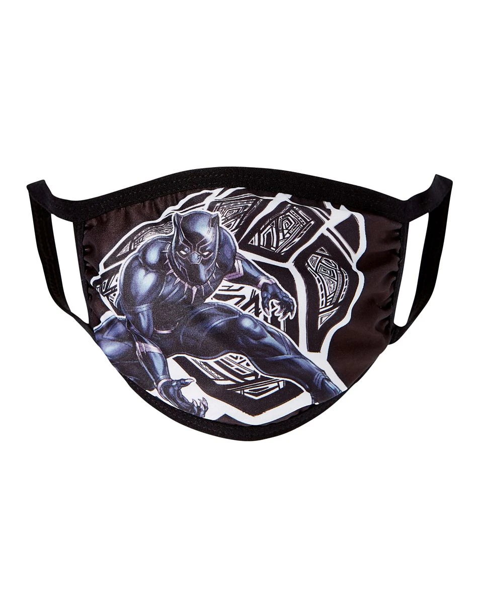 Spirit Halloween Kids Black Panther Face Mask - Marvel 3 Spirit Halloween Kids Black Panther Face Mask - Marvel
