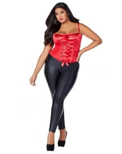 Spirit Halloween Red Lace-Up Plus Size Corset 9 Spirit Halloween Red Lace-Up Plus Size Corset -HALLOWEEN COSTUMES Sales 01513217 d