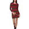 Spirit Halloween Adult Freddy Krueger Sweater Dress - A Nightmare on Elm Street -HALLOWEEN COSTUMES Sales 01518380 a