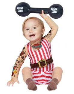 Spirit Halloween Baby Strongman Costume