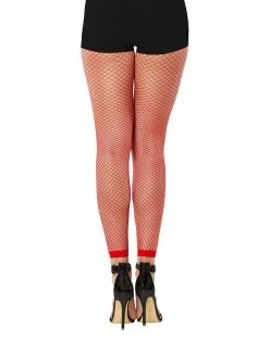 Spirit Halloween Red Footless Fishnet Tights 7 Spirit Halloween Red Footless Fishnet Tights -HALLOWEEN COSTUMES Sales 01518984 b