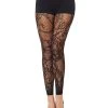 Spirit Halloween Black Lace Footless Tights 2 Spirit Halloween Black Lace Footless Tights -HALLOWEEN COSTUMES Sales 01520394 a