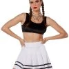 Spirit Halloween Black Velvet Sports Bra 2 Spirit Halloween Black Velvet Sports Bra -HALLOWEEN COSTUMES Sales 01522069 a
