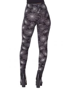 Spirit Halloween Spider Web Leggings -HALLOWEEN COSTUMES Sales 01525070 b