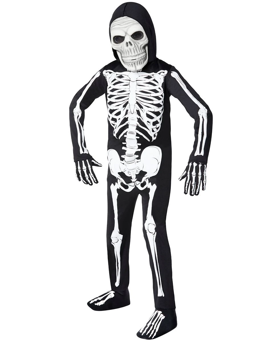 Spirit Halloween Kids Masked Skeleton Costume 3 Spirit Halloween Kids Masked Skeleton Costume