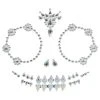 Spirit Halloween Skeleton Jewel Face Decals -HALLOWEEN COSTUMES Sales 01527621 a