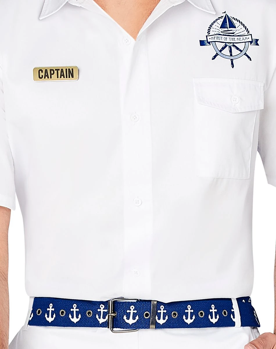 Spirit Halloween Adult Yacht Captain Costume 5 Spirit Halloween Adult Yacht Captain Costume - Image 3