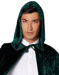 Spirit Halloween Emerald Hooded Cape -HALLOWEEN COSTUMES Sales 01527969 b
