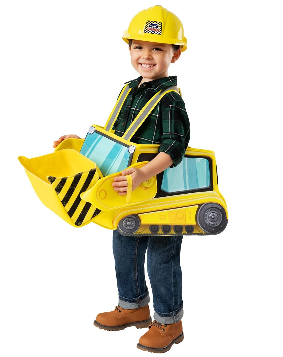 Spirit Halloween Toddler Ride-Along Bulldozer Costume 3 Spirit Halloween Toddler Ride-Along Bulldozer Costume