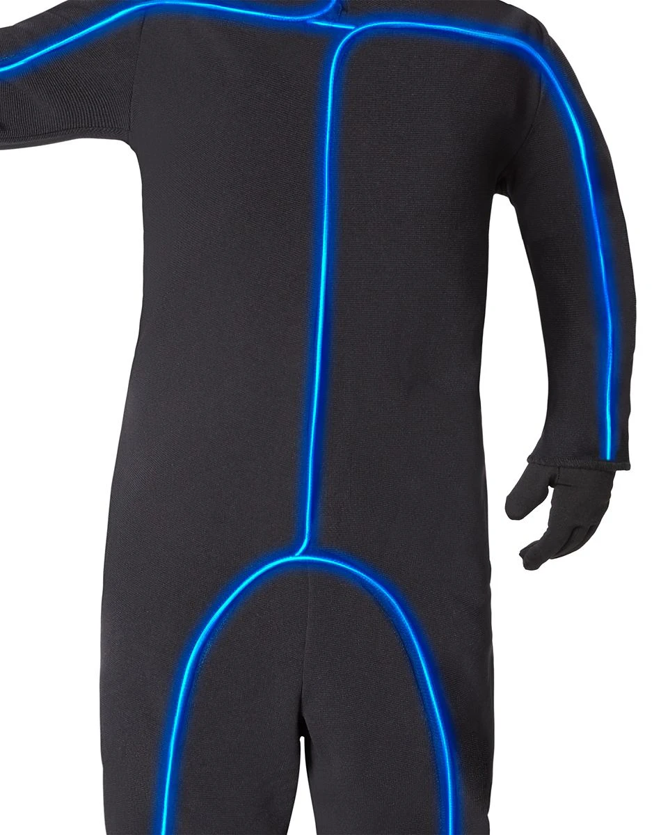 Spirit Halloween Toddler Blue Light-Up Stick Figure Costume 5 Spirit Halloween Toddler Blue Light-Up Stick Figure Costume - Image 3