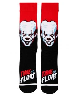 Spirit Halloween Pennywise Time to Float Crew Socks - It Chapter Two