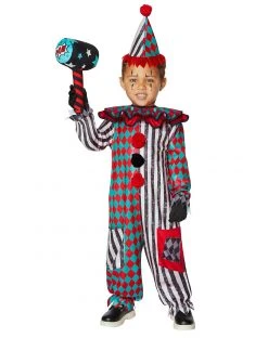 Spirit Halloween Kids Trickster Clown Costume
