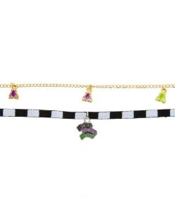 Spirit Halloween Beetlejuice Choker Necklace 5 Spirit Halloween Beetlejuice Choker Necklace -HALLOWEEN COSTUMES Sales 01530500 b