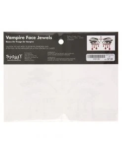 Spirit Halloween Jewel Vampire Face Decal 7 Spirit Halloween Jewel Vampire Face Decal -HALLOWEEN COSTUMES Sales 01531185 c