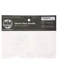 Spirit Halloween Scary Clown Face Decal -HALLOWEEN COSTUMES Sales 01531201 c