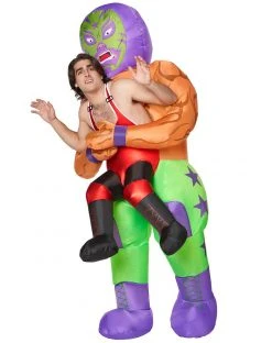 Spirit Halloween Adult Wrestler Inflatable Costume