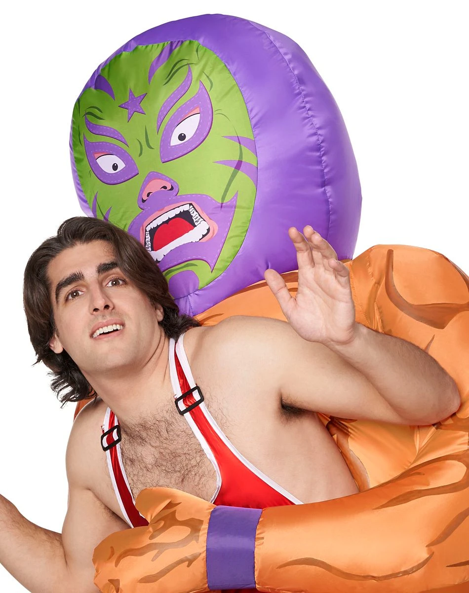 Spirit Halloween Adult Wrestler Inflatable Costume 4 Spirit Halloween Adult Wrestler Inflatable Costume - Image 2