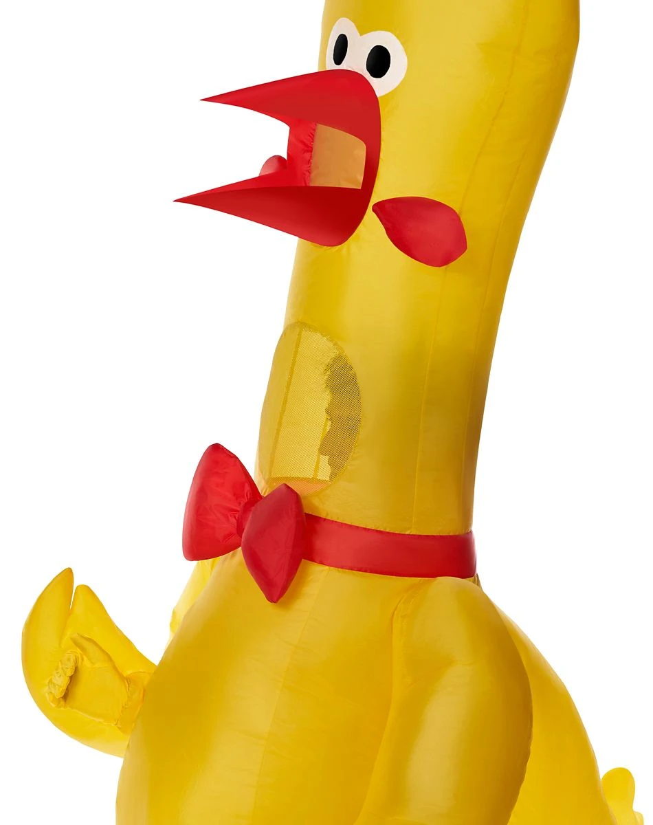 Spirit Halloween Adult Rubber Chicken Inflatable Costume 5 Spirit Halloween Adult Rubber Chicken Inflatable Costume - Image 3