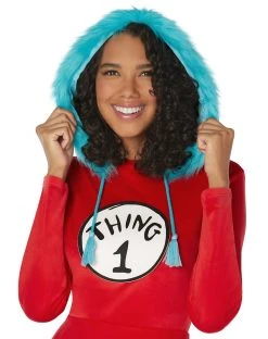 Spirit Halloween Adult Thing 1 and Thing 2 Dress - Dr. Seuss 7 Spirit Halloween Adult Thing 1 and Thing 2 Dress - Dr. Seuss -HALLOWEEN COSTUMES Sales 01532340 c